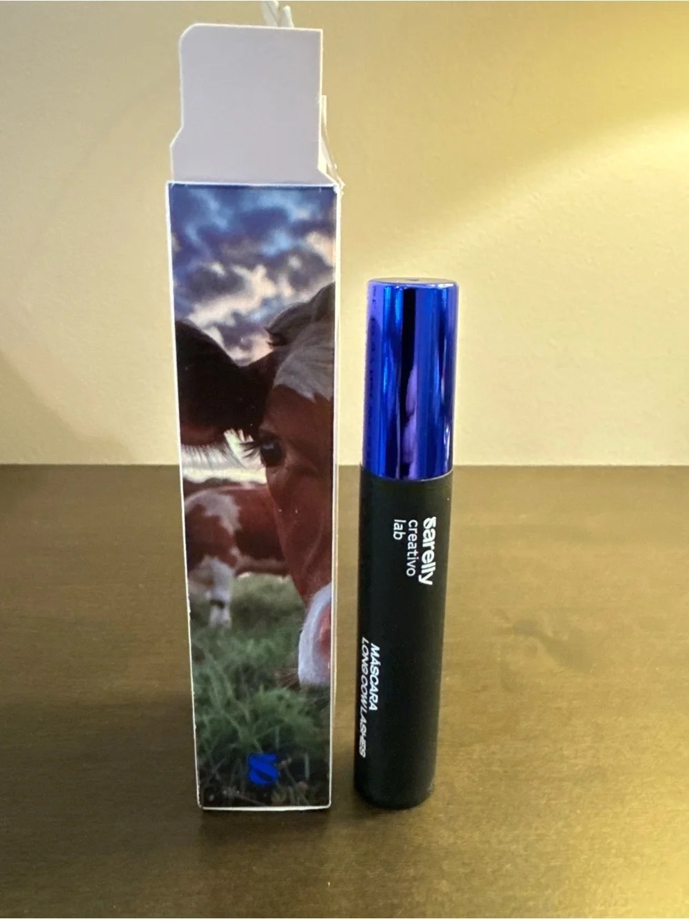 Sarelly Long Cow Lashes Waterproof Mascara 10 g .35 oz Full Size NIB